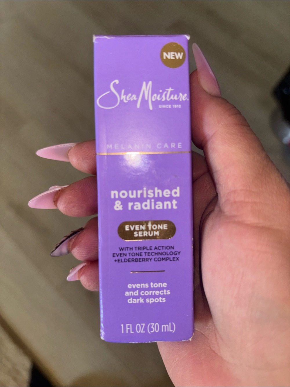 Shea Moisture Purple Nourished & Radiant Even Tone Serum